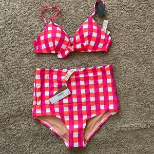 J. Crew 2 Piece Bikini- high waisted